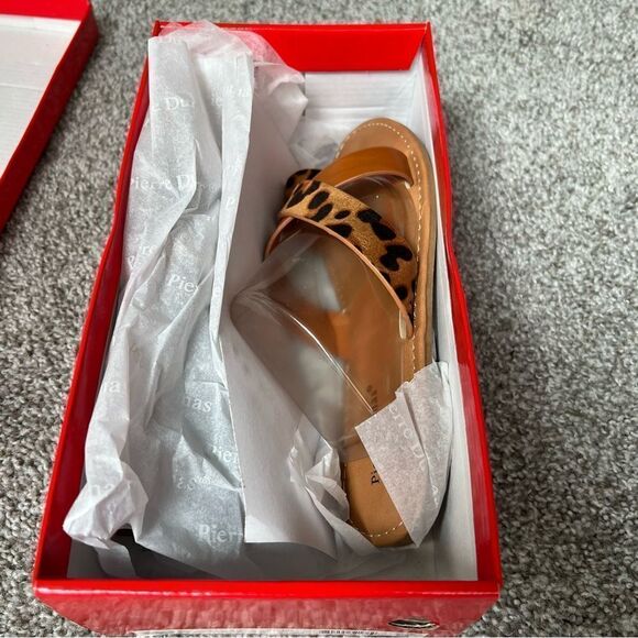 Pierre Dumas Azul 19 Leopard Sandals - Picture 2 of 7